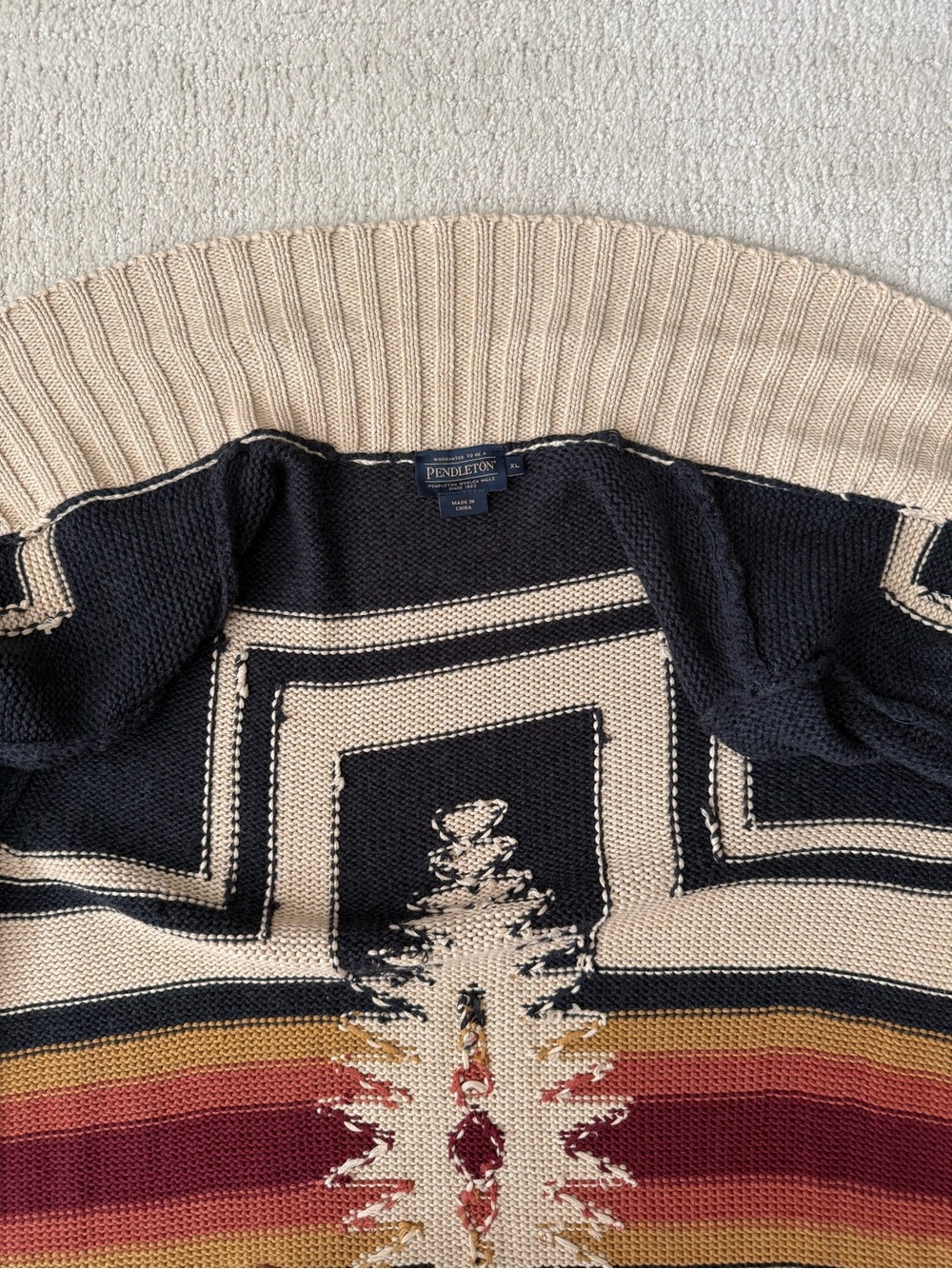 Pendleton Knit Sweater Duster - Picture 10 of 14